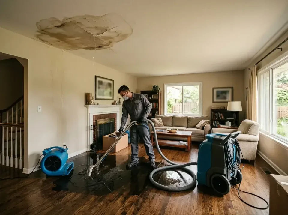 attic-pipe-burst-ceiling-drip-008 — frequently asked questions, Water Damage Restoration & Carpet Care in Union Hill-Novelty…